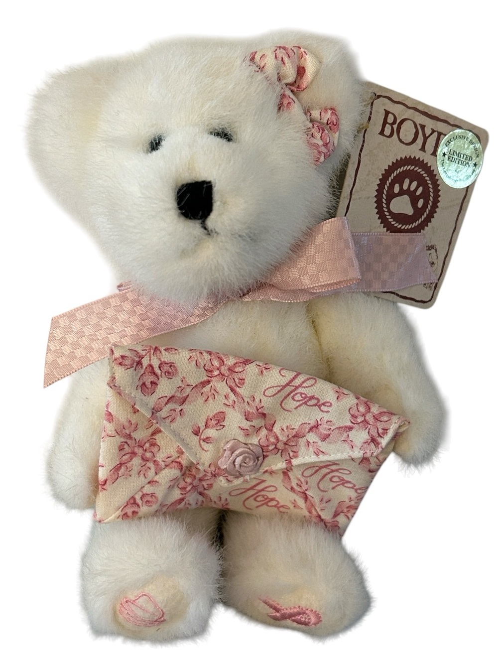 Lil' Love Boyds Bears Longaberger basket Horizon of Hope collectible